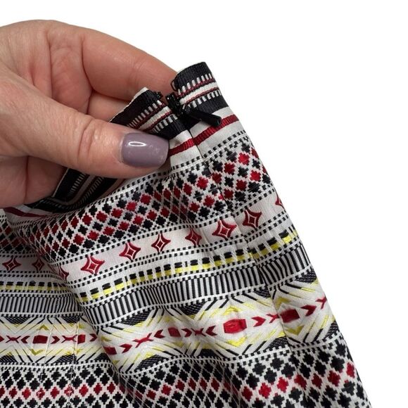 Nine West Silk Blend Pleated Side Zip Lined Skirt Sz 8 - Picture 6 of 12